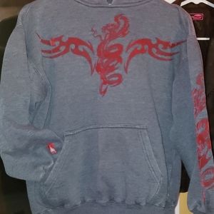 ‼VINTAGE JNCO DRAGON HOODIE